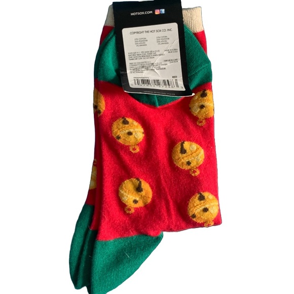 NWT HOT SOX Women’s All The Jingle Ladies Novelty Christmas/Holiday Crew Socks - Picture 3 of 4